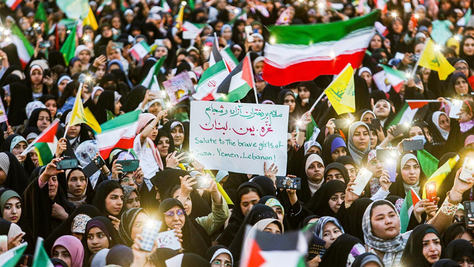 پیام دختران غزه و یمن به محفل روز دختر در قم