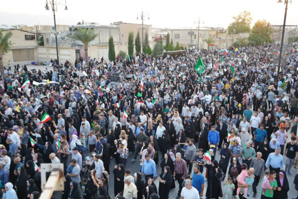 راهپیمایی باشکوه غدیر در شیراز با شعار ایران؛ ذوالفقار علی(ع)