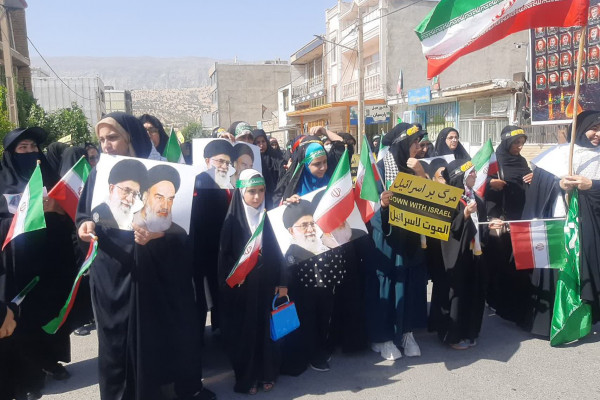 برگزاری اجتماع بزرگ زینبیون شهرستان بدره