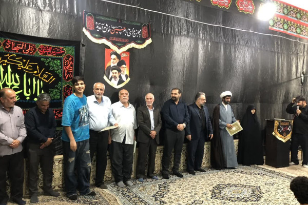 مراسم تجلیل از خادمان موکب امام حسین(ع) سرکوره‌ها برگزار شد