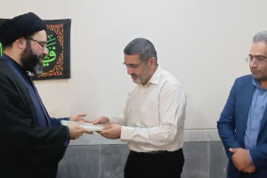 مراسم تکریم و معارفه مدیر مدرسه پسرانه صدرا آبادان برگزار شد