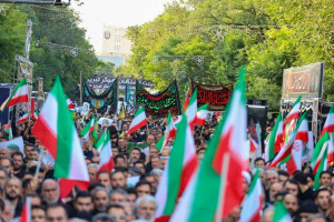 خروش ضدصهیونی هیئات و دسته جات حسینی در تبریز