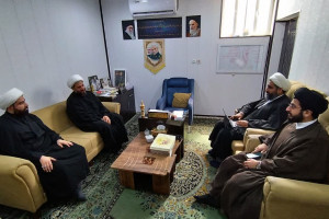 نشست مدیرکل تبلیغات اسلامی بوشهر با امام جمعه دیلم