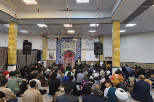 حضور نماینده ولی فقیه در جمع پرشور معتکفین شوش دانیال