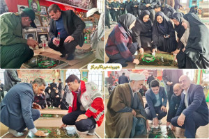 عطر فجر در آغوش شهیدان